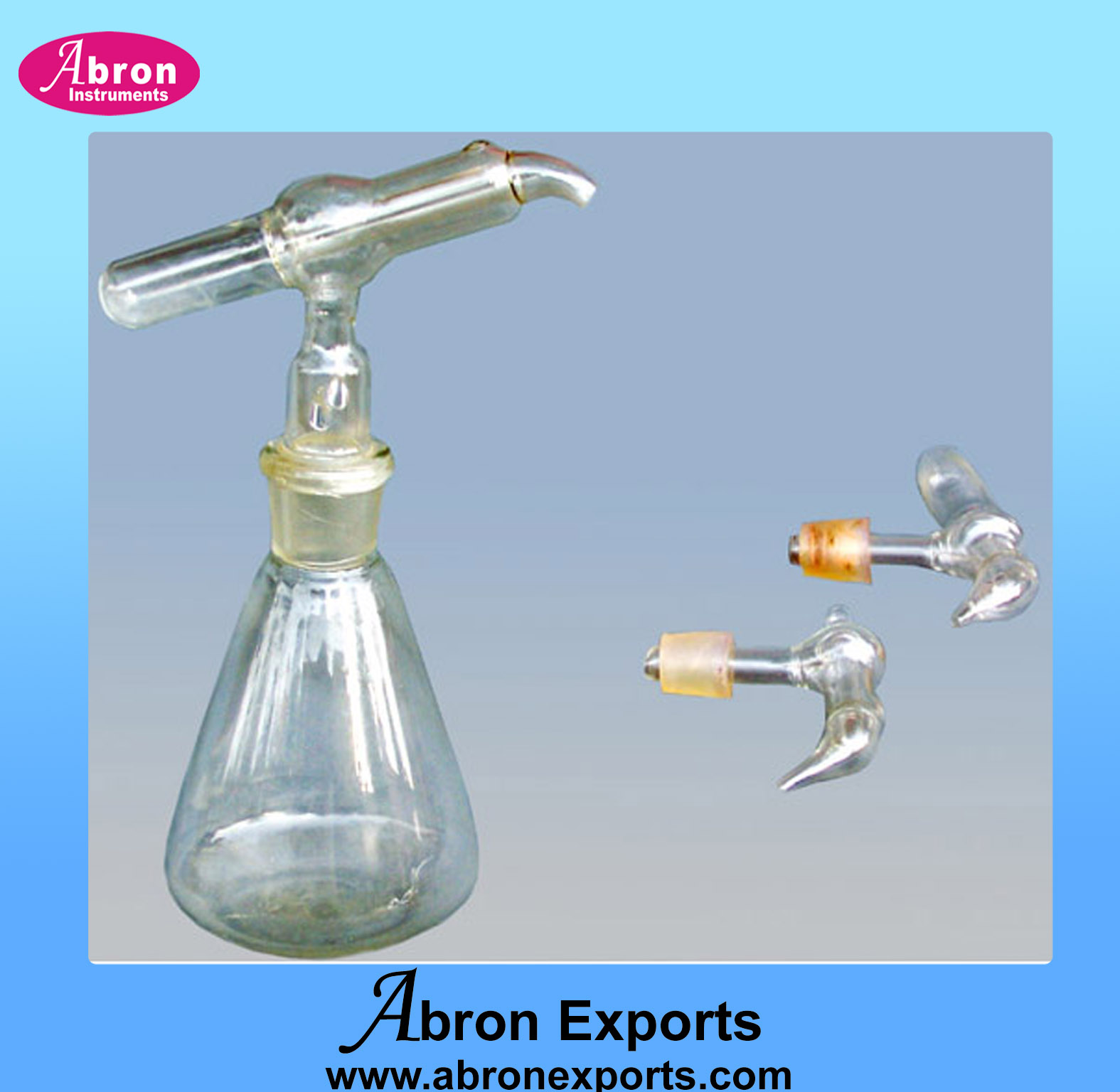 Glass Tilt Measures 10ml or 1ml with nylon cork and conical flask 250ml borosilicate glass milk abron AM-1075B10C
